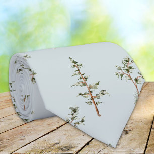 Grön Skogsmönster Slips