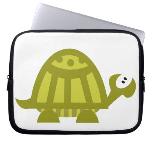 Grön sköldpadda laptop sleeve