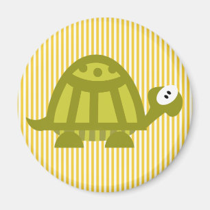 Grön sköldpadda magnet