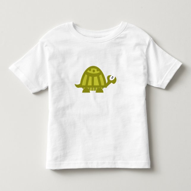 Grön sköldpadda t shirt (Framsida)