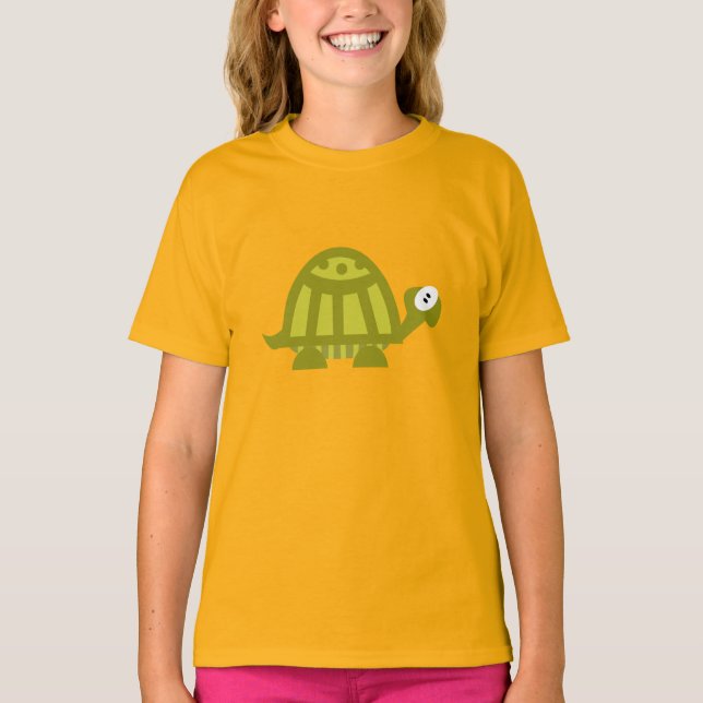 Grön sköldpadda tee shirt (Framsida)