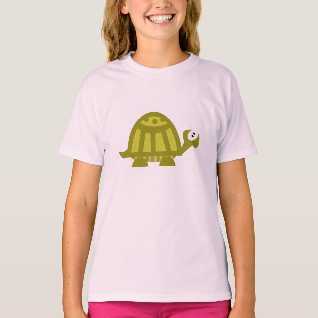 Grön sköldpadda tee shirt (Framsida)