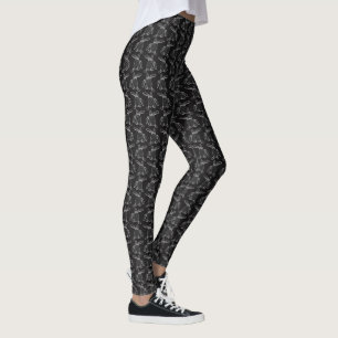 Grön sköldpaddaHatchlingdamasker Leggings