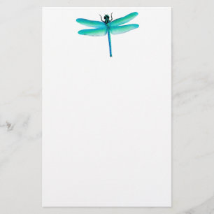 Grön sländabrevpapper brevpapper