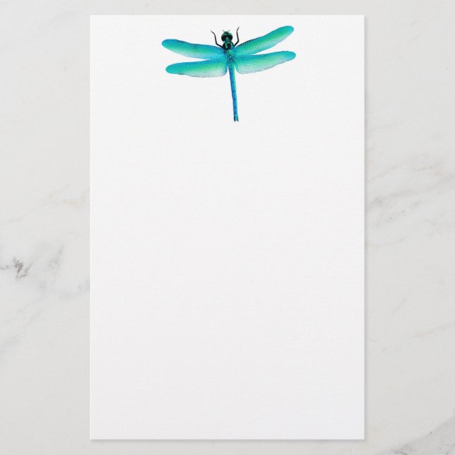 Grön sländabrevpapper brevpapper (Framsida)