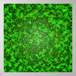 Grön Slime Poster