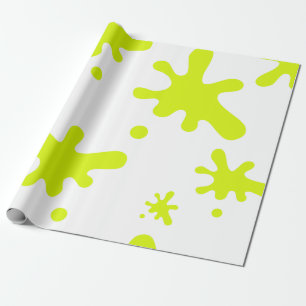Grön Slime som slår in papper Presentpapper