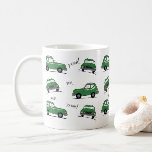 Grön smådjävul som orsakar felmugg kaffemugg