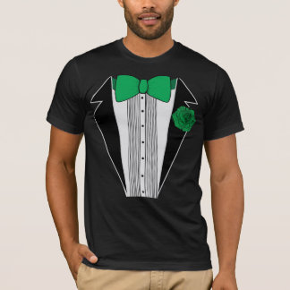 Grön smokingskjorta t-shirt