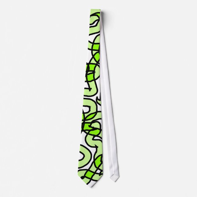 Grön Snake. för limefrukt Slips (Framsida)