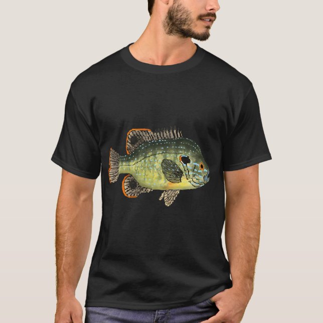 Grön solfisk t shirt (Framsida)
