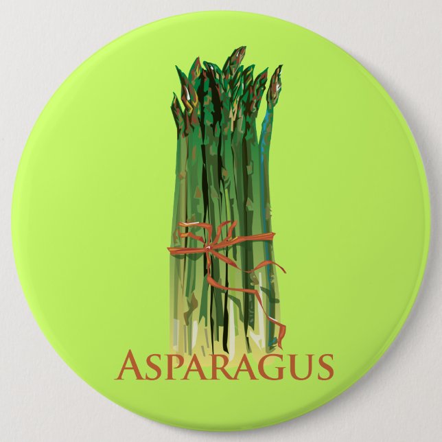 Grön sparris knapp (Framsida)