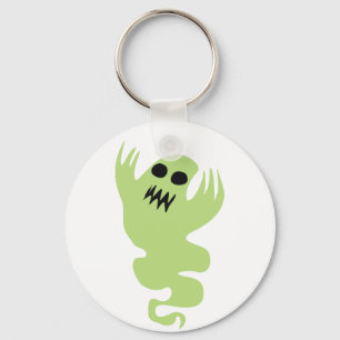Grön spöke nyckelring