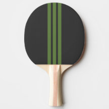 Grön sportrand pingisracket