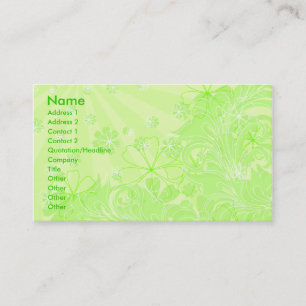 grön spring_card visitkort