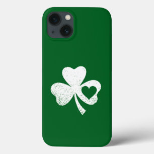 Grön St Patricks Day Irländska Pattys Hjärta Shamr