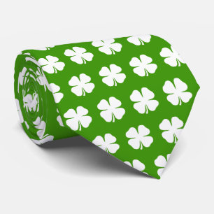 Grön st patrick's daynacketie för irländsk drä slips