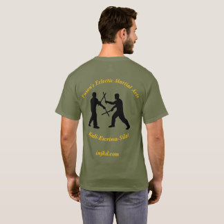 Grön stav strid filippinsk kampsport skjorta T Shirt