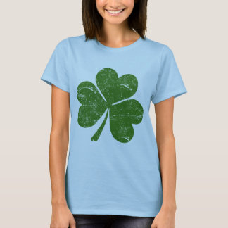 Grön Sts Patrick Shamrock för dagklassiker Tee
