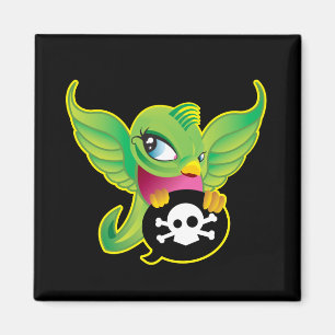 Grön svala magnet