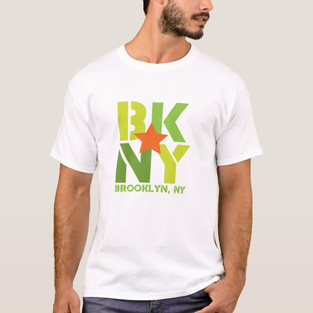 Grön T-tröja för BK Brooklyn Tee (Framsida)