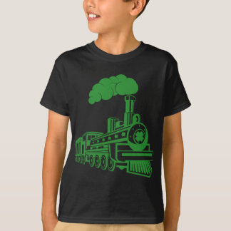Grön Tåg Irländska St Patricks Day Semester Pojkar T Shirt