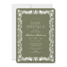 Grön Talavera-platta Spansk Fiesta Bebis Strössel