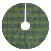 Grön Tartan - julgrankjol