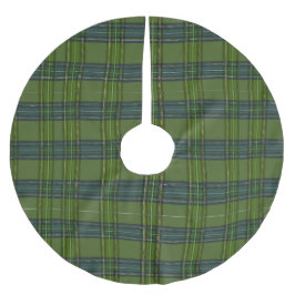 Grön Tartan - julgrankjol