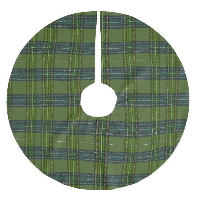 Grön Tartan - julgrankjol (Framsidan)