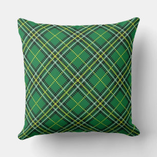Grön Tartan Kudde