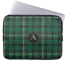 Grön Tartan Monogram