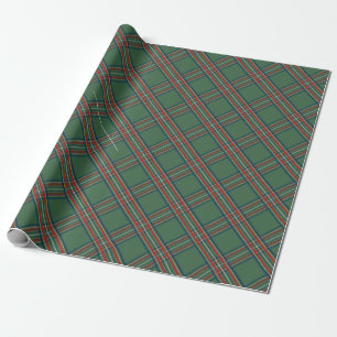 Grön Tartanplädhelgdag Presentpapper
