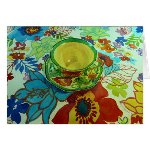 "Grön Tea ", Hälsningskort