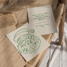 Grön Tecknad Tomte God Jul Icke-Foto