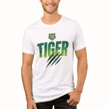 Grön Tiger Fet Typografi