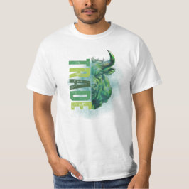 Grön tjur | Trade Design T Shirt