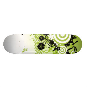 Grön trädgård mini skateboard bräda 18,7 cm