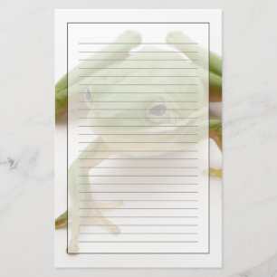 Grön trädgroda brevpapper