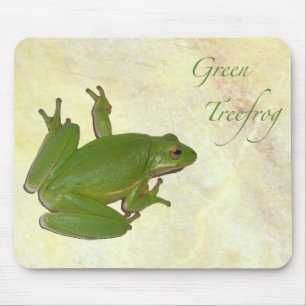 Grön trädgroda Mousepad Musmatta