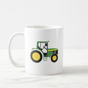 Grön traktormugg kaffemugg