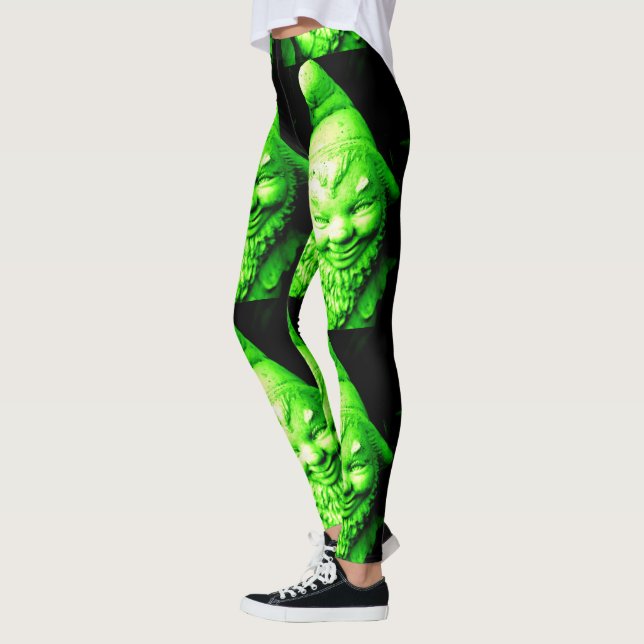 grön trollsvart leggings (Vänster)