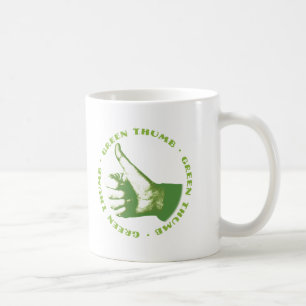 Grön tum kaffemugg
