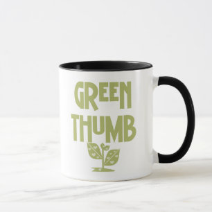 Grön tum mugg