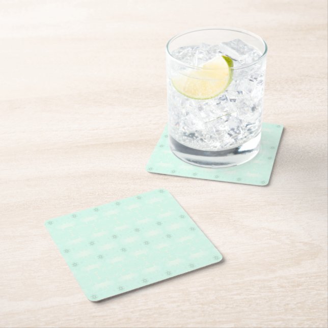 grön underlägg papper kvadrat (Insitu)