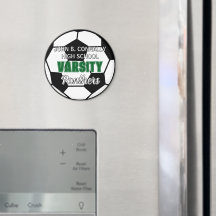 Grön universitetsfotboll anpassad för högstadiet
