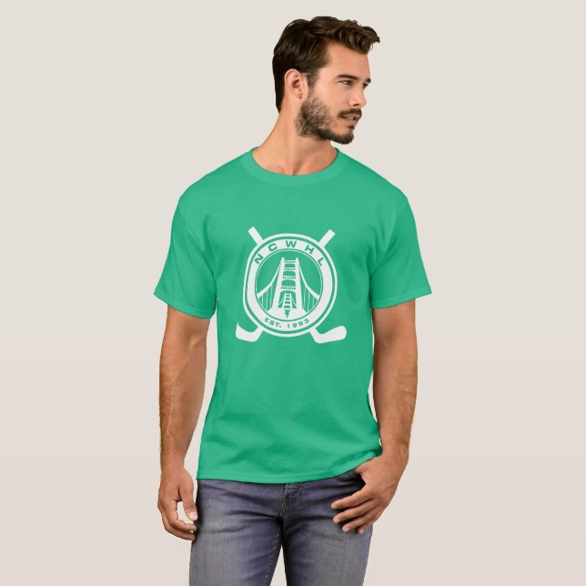 Grön uppdelningsT-tröjamanar Tee Shirt (Hel framsida)