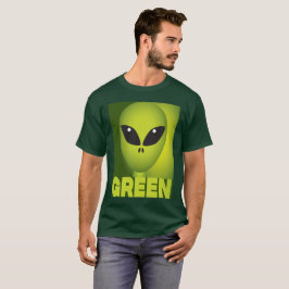 Grön utomjording t shirt