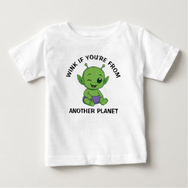 Grön utomjording t shirt