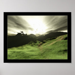 Grön väg poster